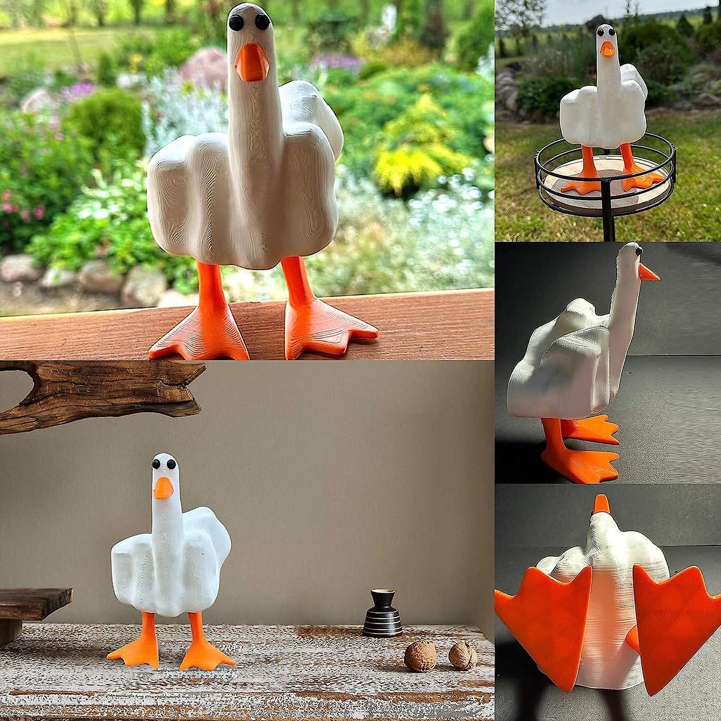 "Duck You" Home/Garden Ornament.