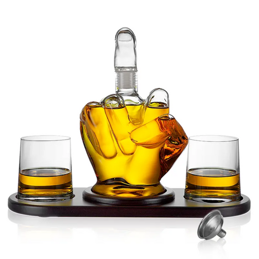 Middle Finger 1000ml Whiskey Decanter - Perfect Gift