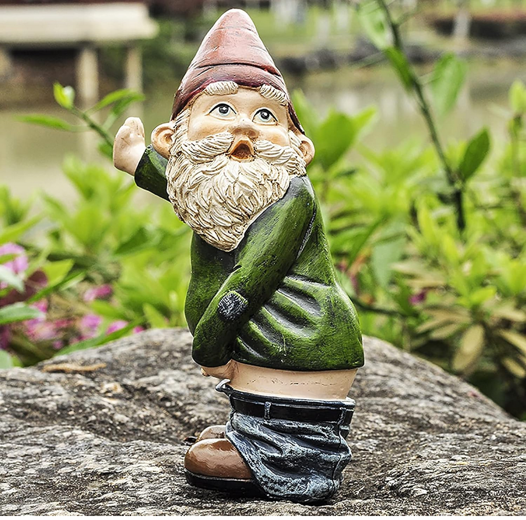 Naughty Peeing Gnome