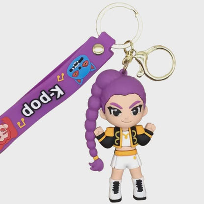 K-Pop Demon Hunters 3D Keychains