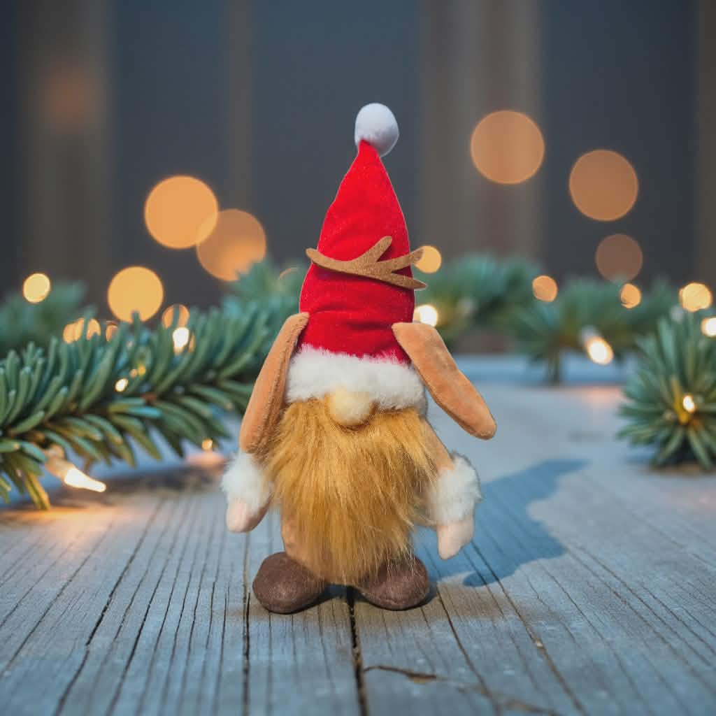 Rudolph Plush Gnome.