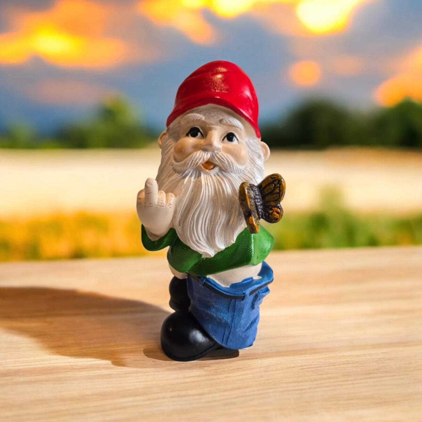 Naughty "Neville" Gnome With Pants Down