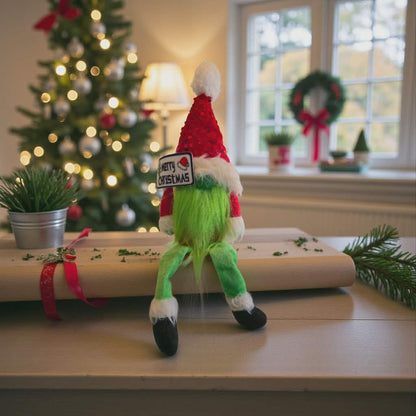 "Grinchy" Plush Gnomes Set
