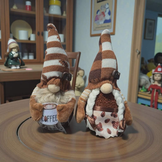 Coffee Lovers Christmas Gnomes Set
