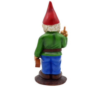 Drunk Grumpy Gnome Pulling Finger