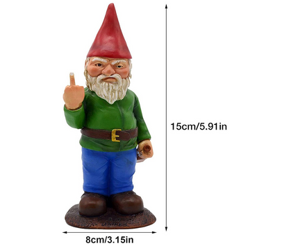 Drunk Grumpy Gnome Pulling Finger