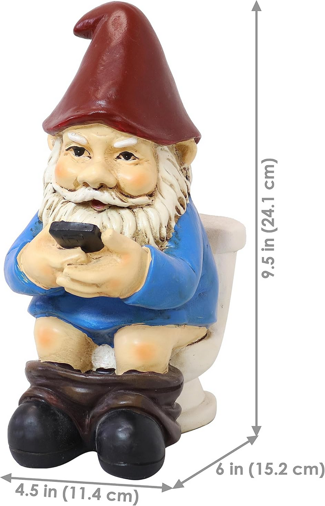 "Gnome" On The Throne - Naughty Gnome