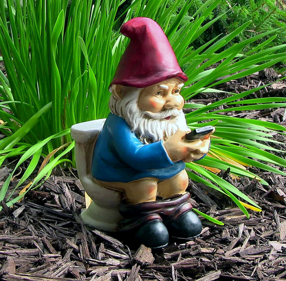 "Gnome" On The Throne - Naughty Gnome