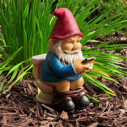 "Gnome" On The Throne - Naughty Gnome