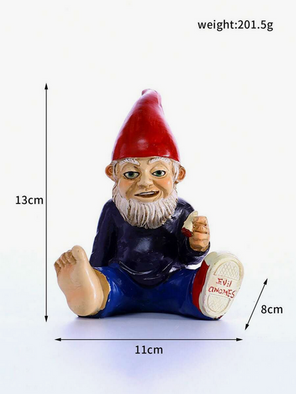 "Gnomey" the Evil Weed Smoking Garden Gnome
