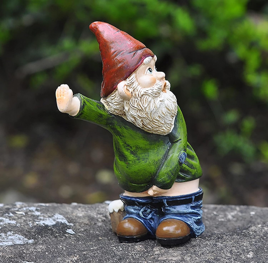 Naughty Peeing Gnome