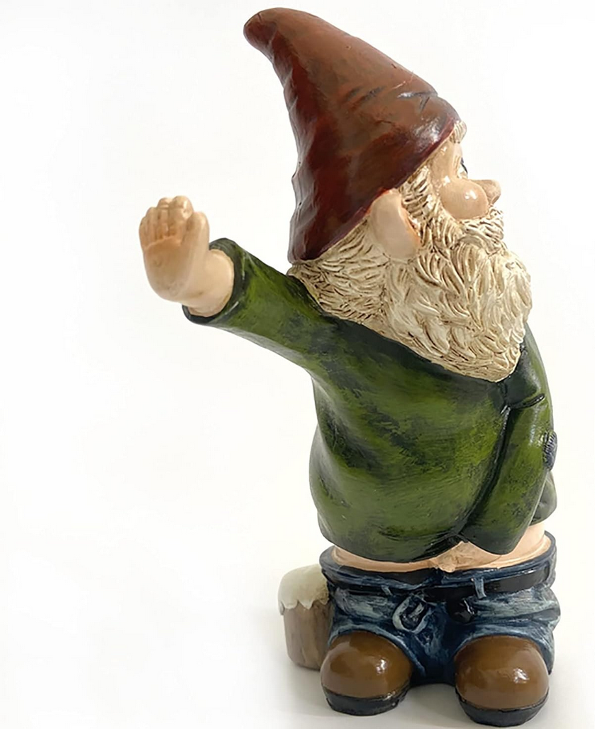 Naughty Peeing Gnome